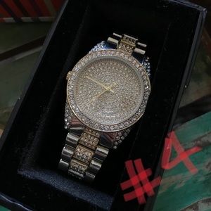 Rhinestone watch.
